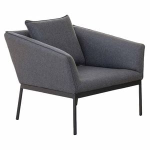 OUTLIV. Finn Loungesessel Aluminium/Outdoorstoff