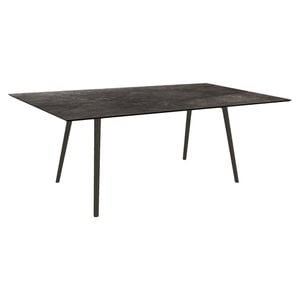 Stern Interno Gartentisch Aluminium Rundrohr/Silverstar 2.0