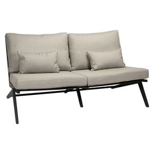 Stern Jackie 2-Sitzersofa 145cm Aluminium/Polyacryl