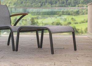 Stern Laris Lounge Hocker Aluminium/Textilene