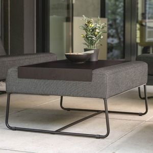 Stern Mia Lounge Hocker Edelstahl/Outdoorstoff