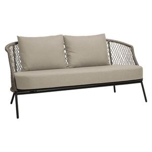 Stern Odea Loungesofa Aluminium/Kordel inkl. Kissen