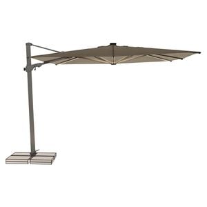 Suncomfort Varioflex Ampelschirm Solar/LED 300x300cm