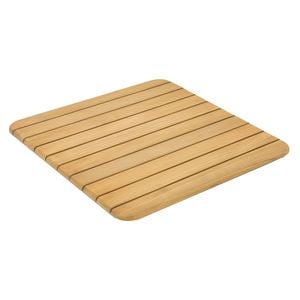 Zebra Sky Lounge Tischplatte/Einleger 70x70 cm Teak