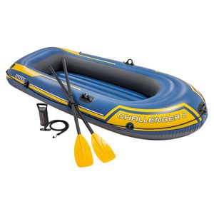 Intex Challenger 2 Schlauchboot mit Ruder und Pumpe