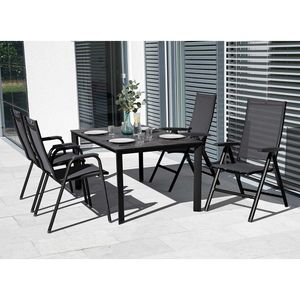 Kettler Cirrus Gartenmöbelset 5-tlg. mit Tisch 160x95cm