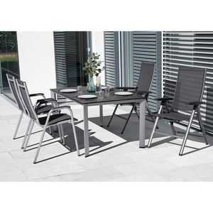 Kettler Cirrus Gartenmöbelset 5-tlg. mit Tisch 160x95cm