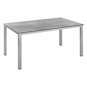 Kettler Cubic Gartentisch 160x95 cm Edelstahl/HPL