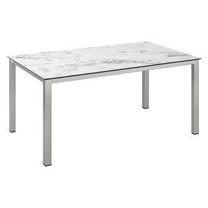 Kettler Cubic Gartentisch 160x95 cm Edelstahl/HPL