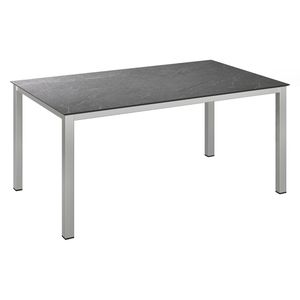 Kettler Cubic Gartentisch 160x95 cm Edelstahl/HPL
