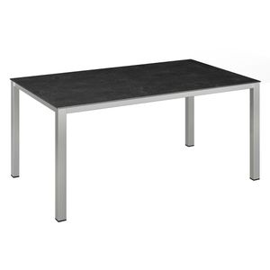 Kettler Cubic Gartentisch 160x95 cm Edelstahl/Keramik-Glas-Quarz