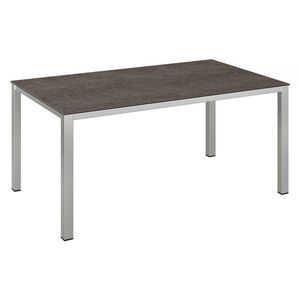 Kettler Cubic Gartentisch 160x95cm Edelstahl/Keramik-Glas