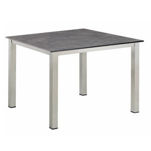 Kettler Cubic Gartentisch 95x95cm Edelstahl/HPL