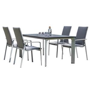 Kettler Diamond Gartenmöbelset 5-tlg. mit Tisch 180x95cm