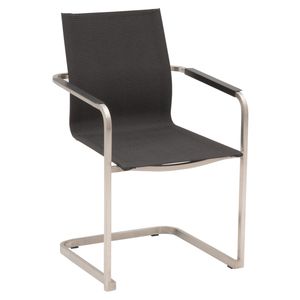 Kettler Feel Freischwinger Edelstahl/Textilene