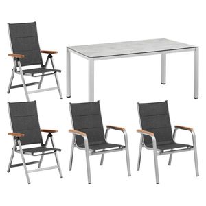Kettler Granada Gartenmöbelset 5-tlg. mit Tisch 160x95cm