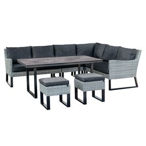 Kettler Palma Wing Dininglounge Geflecht/Olefin