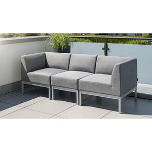 Kettler Pure Gartensofa Aluminium/Sunbrella