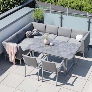 Kettler Pure Dininglounge 9-tlg. mit Tisch 160x95 cm