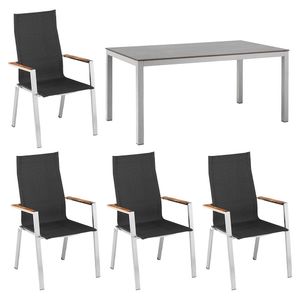 Kettler Sense Gartenmöbelset 5-tlg. mit Tisch 160x90 cm