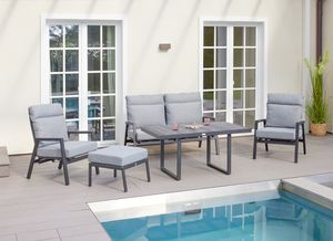 LC Garden Bondino Dininglounge Aluminium/Polyester