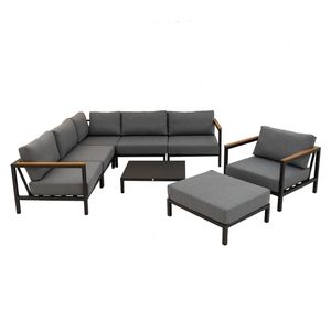 LC Garden Sondrino Ecklounge 8-tlg. mit Tisch 90x78cm
