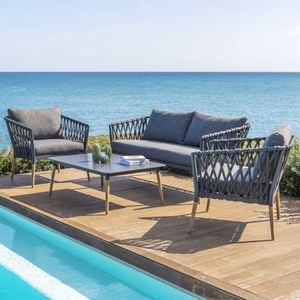 LifestyleGarden Ipanema Loungeset Teak/Olefin