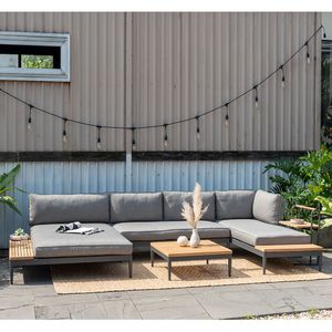 LifestyleGarden Topaz Loungeset Aluminium/Teakholz