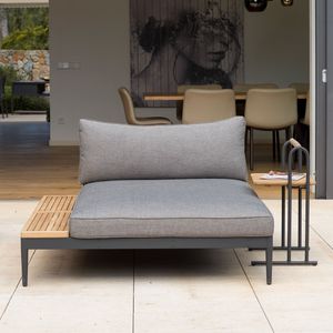 LifestyleGarden Topaz Daybed Aluminiun/Teakholz