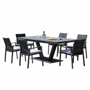 Niehoff Nancer Gartenmöbelset 7-tlg. + Tisch 180/240x100cm