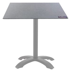 OUTLIV. Compactline Gartentisch 80x80cm Aluminium/HPL