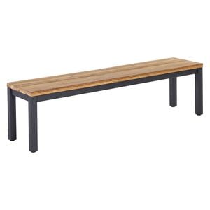 OUTLIV. Kobe Gartenbank 180cm Aluminium/Teak