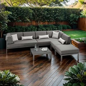 OUTLIV. Leonie Ecklounge 5-tlg. Aluminium/Polster