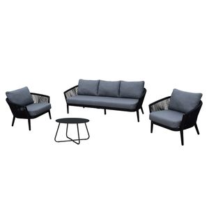 OUTLIV. Monet Loungeset 4tlg. Aluminium/Rope