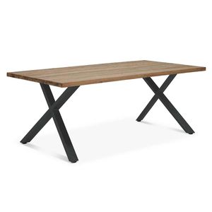 OUTLIV. Hudson Gartentisch 200x100cm Edelstahl/TeakRecycelt