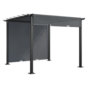 OUTLIV. Gartenpergola 300x300cm Aluminium/Textilene