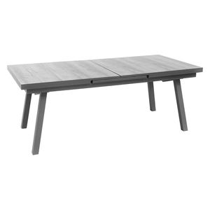 Ploß Dawson Ausziehtisch 200/260x100x77cm Aluminium/Keramik