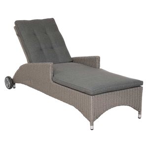 Ploß Vigo Comfort Gartenliege Geflecht/Polster