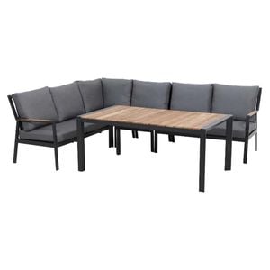 Siena Garden Londra Dininglounge 5-tlg. mit Tisch 140x80cm