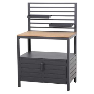 Siena Garden Sierra Outdoorküche Mittelmodul Aluminium/Teak