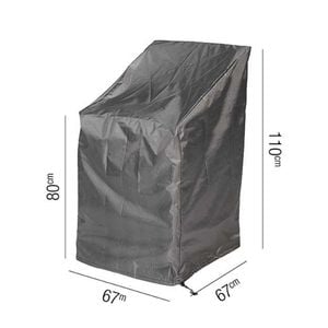 AeroCover Schutzhülle für Stapelsessel/Klappsessel 67x67x80/110cm Polyester