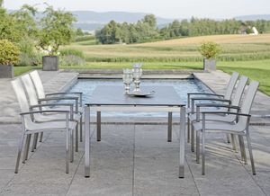 Stern Evoee Gartenmöbel-Set 7-tlg. Tisch 200x100cm