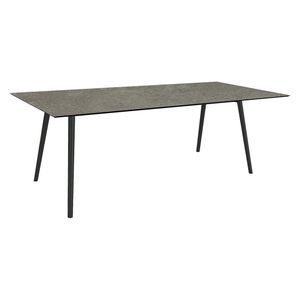 Stern Interno Gartentisch Aluminium Rundrohr/Silverstar 2.0