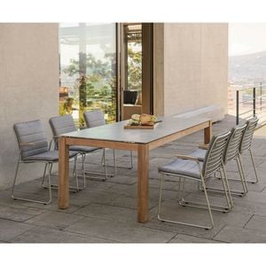 Stern Levi Gartenmöbelset 7-tlg. mit Tisch 200x100cm