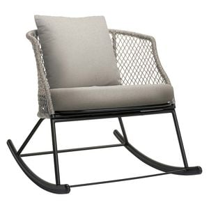 Stern Corda Loungeset 4tlg. mit Tisch 87x87cm Platin/Anthrazit