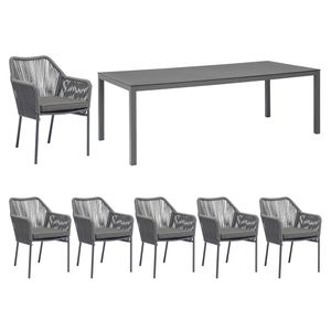 Sungörl Modena Gartenmöbel-Set 7-tlg. Tisch 220x100cm