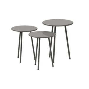 Vermobil Daisy Beistelltisch 3er-Set Stahl