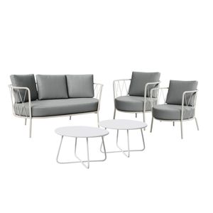 Vermobil Daisy Loungeset 5-tlg. mit Tisch Ø65cm