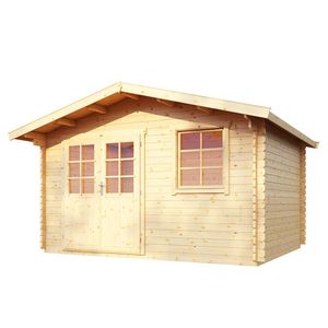 Wolff Finnhaus Reims Gartenhaus 390x300cm mit Doppeltür