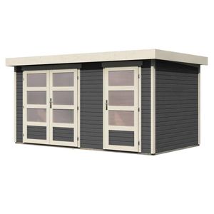 Wolff Finnhaus Zeeland 2-Raum Gartenhaus 404x242cm